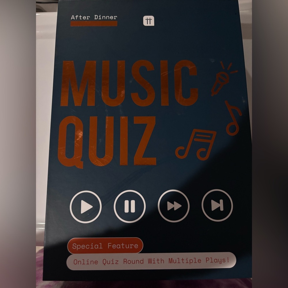 music quiz board game for families